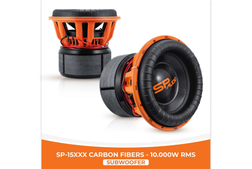 SPAudio SP-15XXX CARBON FIBERS 15"/ 38CM, 10000 WATT RMS, Double 2 Ohms