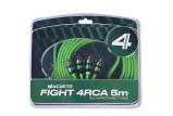 Deaf Bonce Machete Fight 4RCA 5M 4 RCA 5m, cuivre