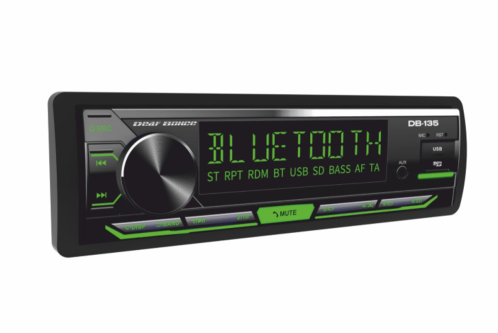 Deaf Bonce DB-135 4x20 WRMS, 4 RCA 2.5v, 1 Din