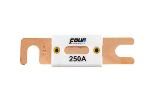 4 Connect Fusible ANL 250A cuivre, céramique 1pc
