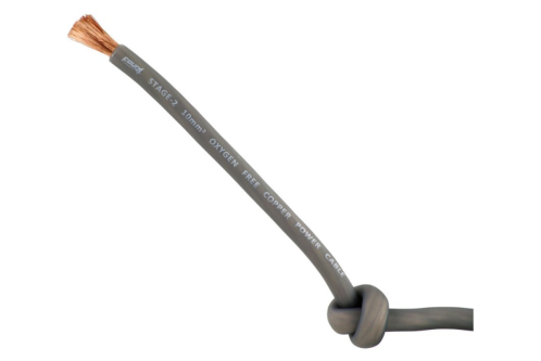 FOUR Connect 10 mm² OFC Argent Ultra flexible (100% cuivre, 1000 WRMS)