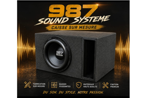 Caisson Bass Reflex Simple 12" (30 cm) – Sur mesure