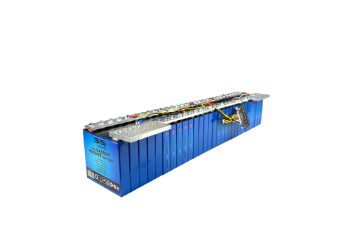 BATTERIE 100A - GS AUDIO 12-67,5 H11cm - 30 LTO LELLE - 14V et BMS ET BARS