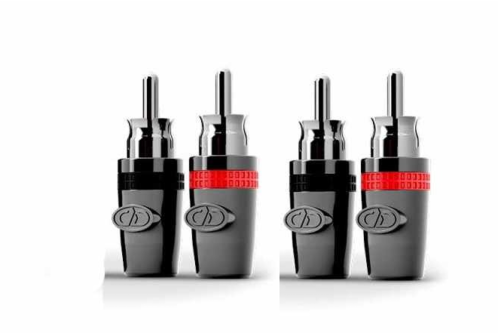 DD Audio 4 RCA Z-MALE (2 rouge + 2 noir)