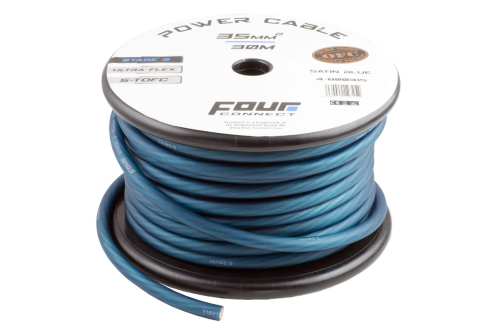 Câble d'alimentation FOUR Connect 4-800315 STAGE3 35 mm² bleu satiné S-TOFC