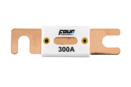 4 Connect Fusible ANL 300A cuivre, céramique 1pc