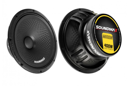 Soundmax SX-M82BN Paire de 20 cm, 200 RMS, 4Ohm