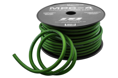 Deaf Bonce Machete 21.2 mm² OFC Vert Premium (99.99% cuivre, 2400 WRMS)