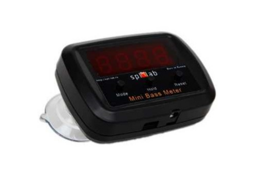 SPL LAB MINI BASS METER V2 (120 à 165db, affichage Rouge)