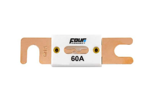 4 Connect Fusible ANL 60A cuivre, céramique 1pc