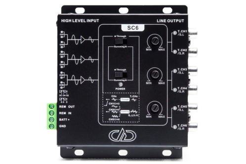 DD Audio SC6a (Convertisseur de Signaux de Sortie Ligne 6 Canaux)