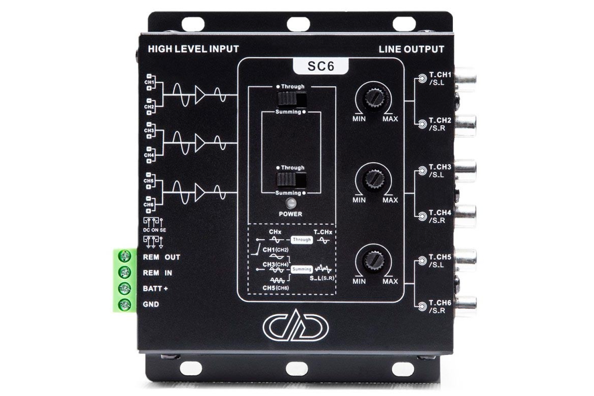 DD Audio SC6a (Convertisseur de Signaux de Sortie Ligne 6 Canaux)