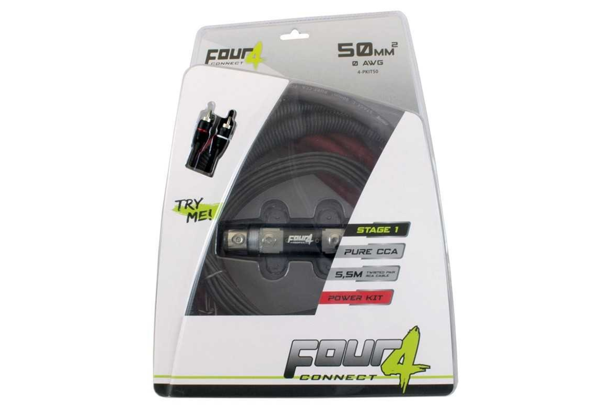 FOUR Connect Kit 50 mm² ultra flexible Stage 1 2000 WRMS, Max 3000 RMS