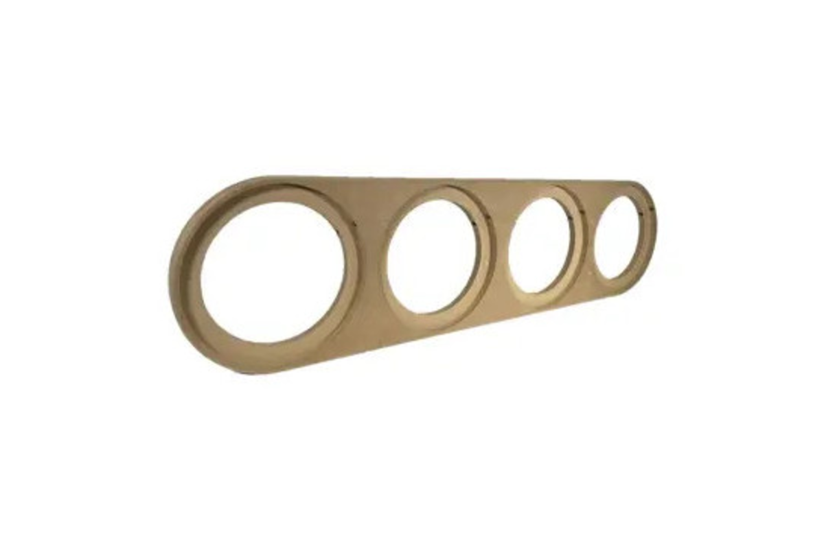 DBVox Paire D'entretoise en MDF pour montage de 4 haut-parleurs 8" (20 cm)